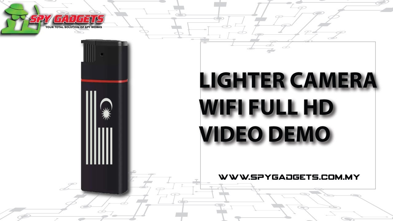 LIGHTER CAMERA WIFI FULL HD VIDEO DEMO