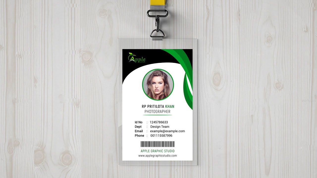 Fresh Corporate ID Card Design - Photoshop Tutorial