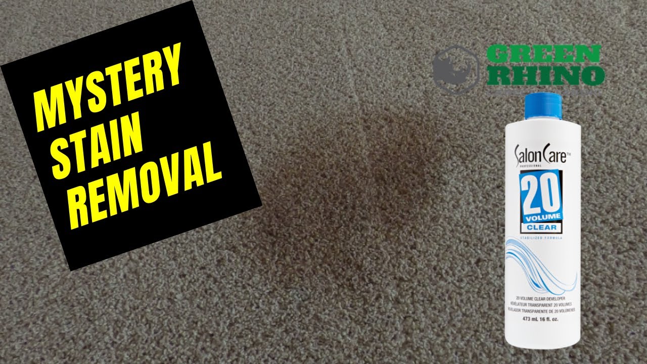 Stain remover for carpet - 20 Volume Peroxide