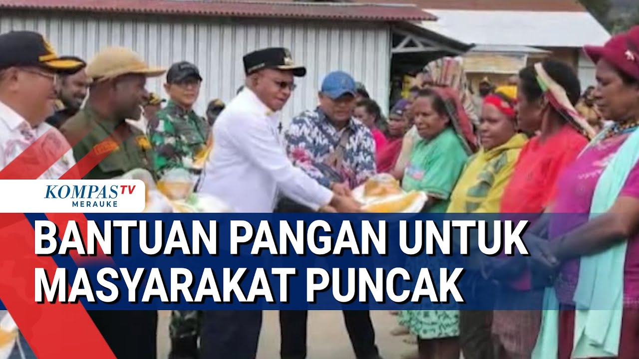Bantuan Pangan Untuk Masyarakat Puncak, Papua Tengah