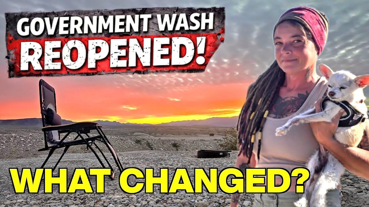 Government Wash Is Open Again! Free Camping At Lake Mead