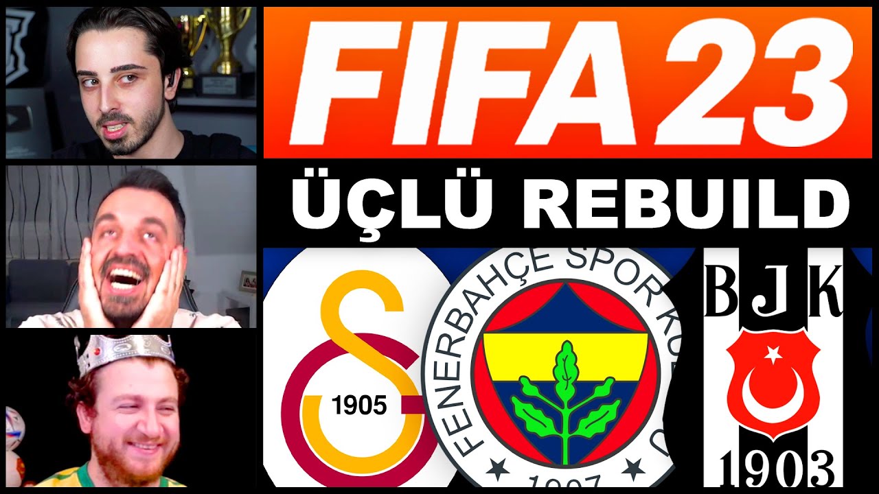 FIFA 23 ÜÇLÜ REBUILD // ÜÇ BÜYÜKLER CHALLENGE // KARİYER MODU @Karakullukcu @OnurOnline