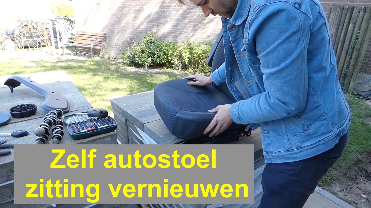 Zelf een autostoel zitting vernieuwen! *PROBEREN BIJ MIJN CITROEN JUMPER*