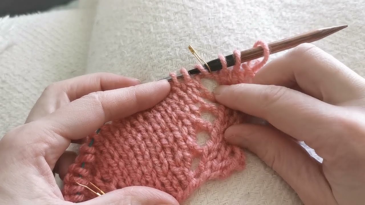 Tuto Tricot - L'augmentation à jeté (comparaison avec augmentation intercalaire)