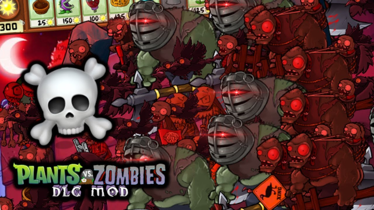 Este MOD de PVZ es UNA PESADILLA!! ☠️ - Pvz DLC MOD