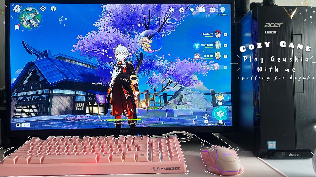 🎮Cozy Game: Play Genshin with me + pulling for Kazuha