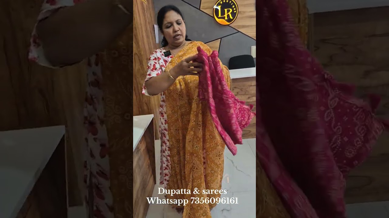 Dupatta & sarees ❤️🔴#kerala #saree #ladies #onlineshopping #boutique 