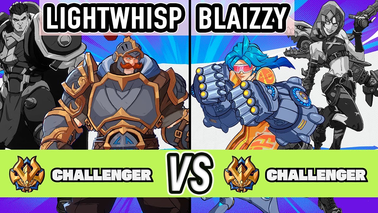 2XKO ▰ Lightwhisp (Braum / Darius) vs Blaizzy (Jinx / Vi) ▰ High Level Gameplay