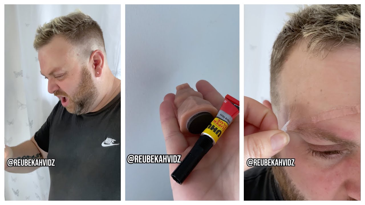 I can't believe how much it suited him! 😂😂 (Super Glue prank)