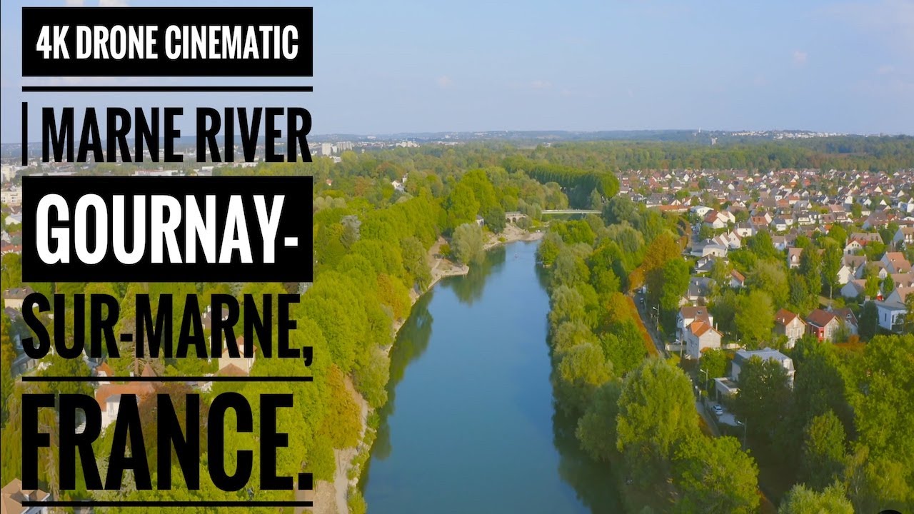 4K Drone Cinematic | Marne River Gournay-sur-Marne, France.