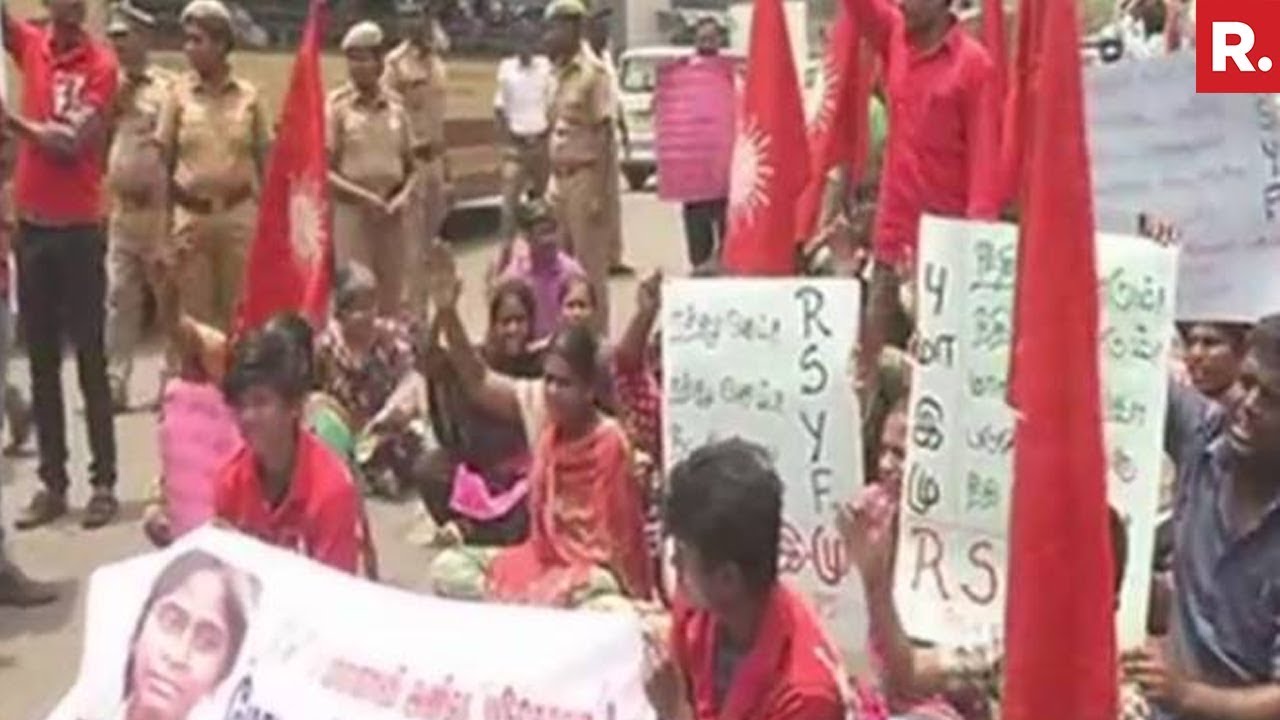 Justice For Anitha - Protest In Chennai