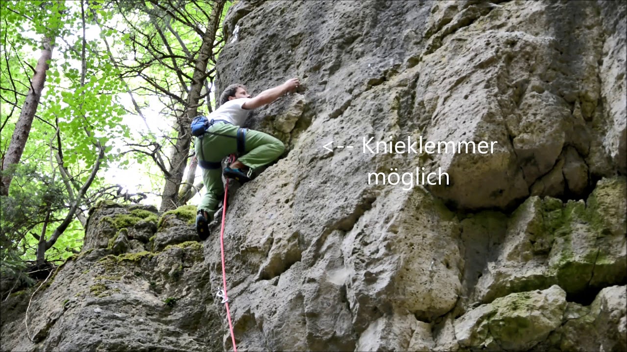 Vergessens Eck 8- / 6c+, Klausener Wand, Frankenjura