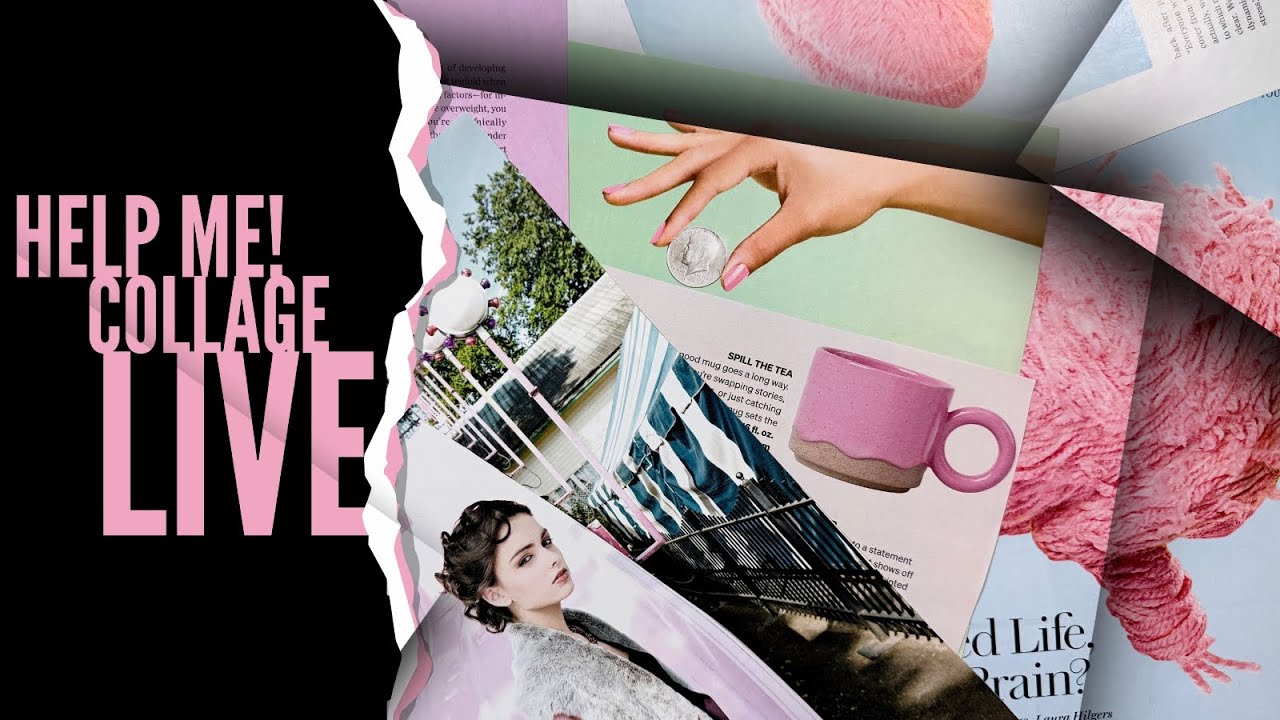 The Pink Collage Continues! 🎀 Saturday Night Creative Lounge