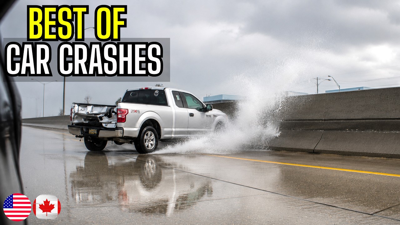 BEST OF CAR CRASHES COMPILATION | USA & CANADA - 70