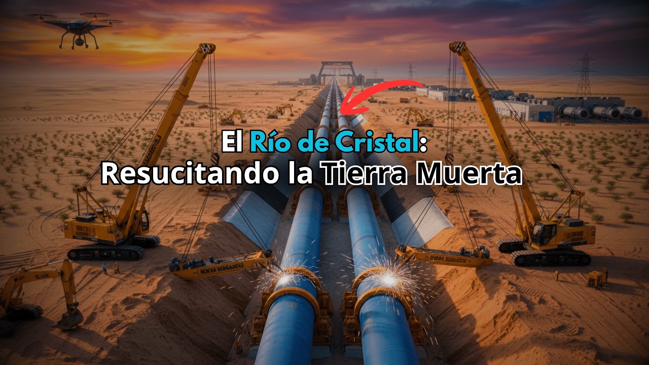 Cómo se hace: El Río Artificial de 10 Billones de Dólares que Resucita el Desierto