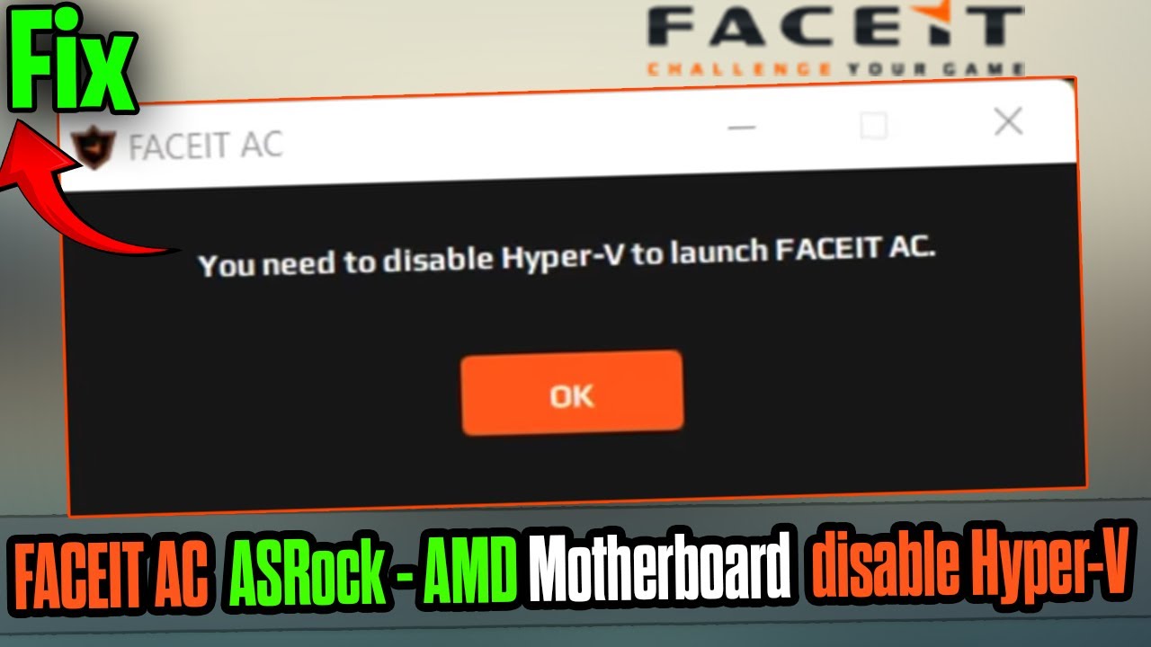 🚀 Решение проблемы с отключенным Hyper-V в Faceit AC – руководство по материнским платам ASRock A...