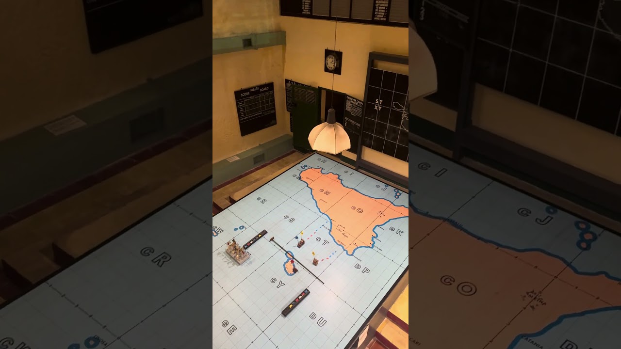 Malta Lascaris operation room - see other videos of the war rooms #history #malta #ww2