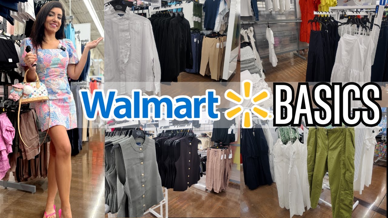 WALMART SHOP WITH ME FOR 2025 TRENDY WARDROBE ESSENTIALS  | TOP FASHION BASICS FOR 2025!