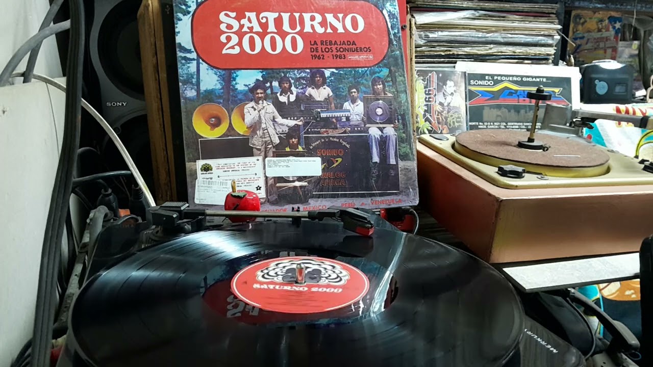 **Cumbia De Los Borrachitos Saturno 2000 La Rebajada De Los Sonidos** Disco De Vinil