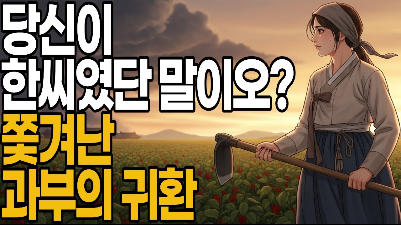 억울한 누명 쓰고 쫓겨난 과부.. 3년 후 돌아와 양반 일가를 무너뜨린 그 한 장의 문서 | 야담•민담•설화•옛날이야기•오디오북