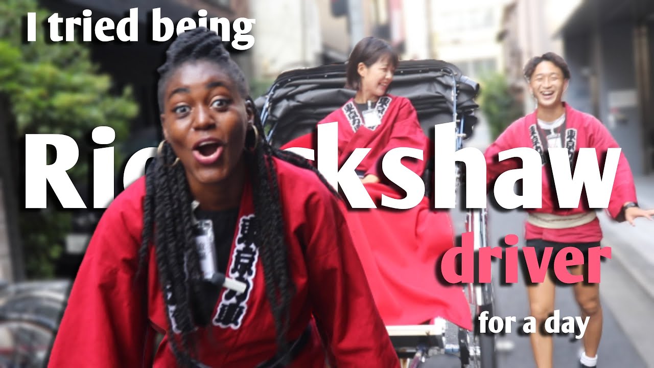 I became a Rickshaw driver in Asakusa for 1 day | with @Japanese_girl_Misa  (日本語字幕あり)
