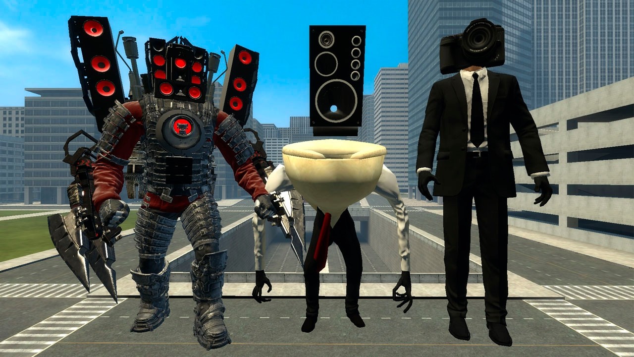 SPEAKERMAN TITAN VS CAMERAMAN TITAN BIG BOSSES SKIBIDI TOILET in Garry's Mod