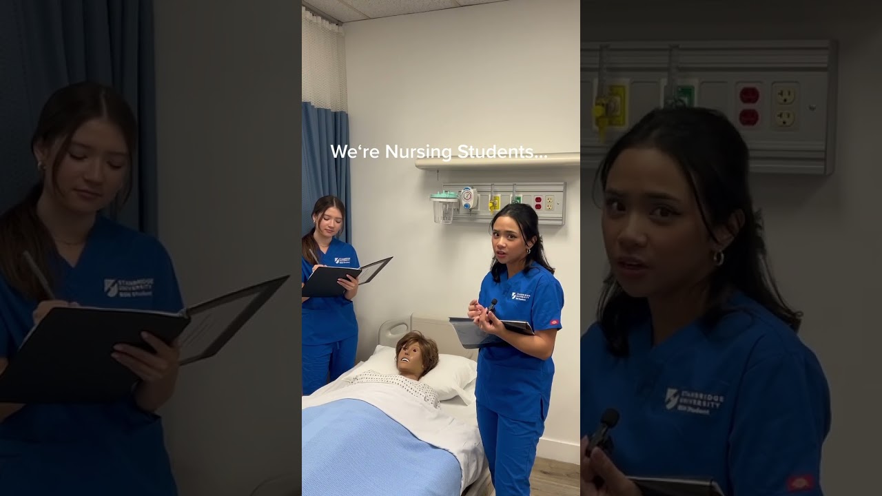 We&rsquo;re nursing students&hellip;