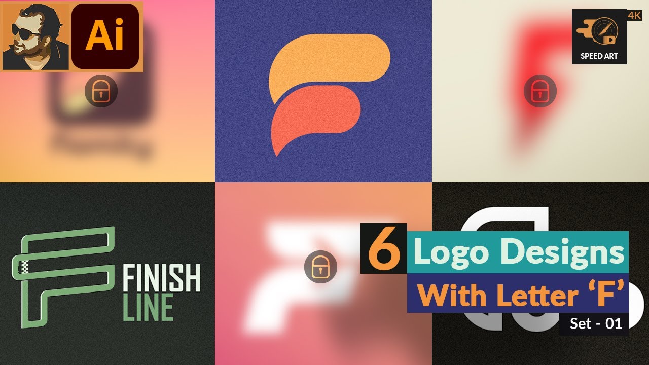 Minimal Logo Design Ideas with Letter 