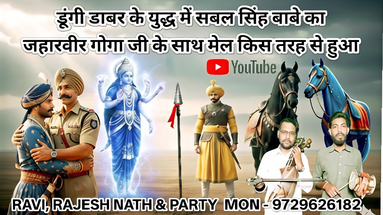 डूंगी डाबर के युद्ध में सबल सिंह बाबे का जहारवीर गोगा जी और नारसिंह बाबा के साथ मेल किस तरह से हुआ |