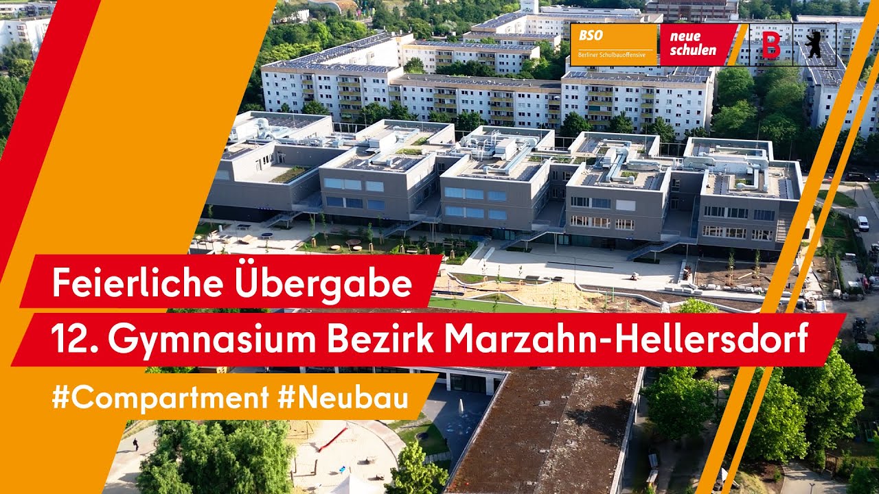 #BerlinerSchulbauoffensive: 12. Gymnasium in Marzahn-Hellersdorf