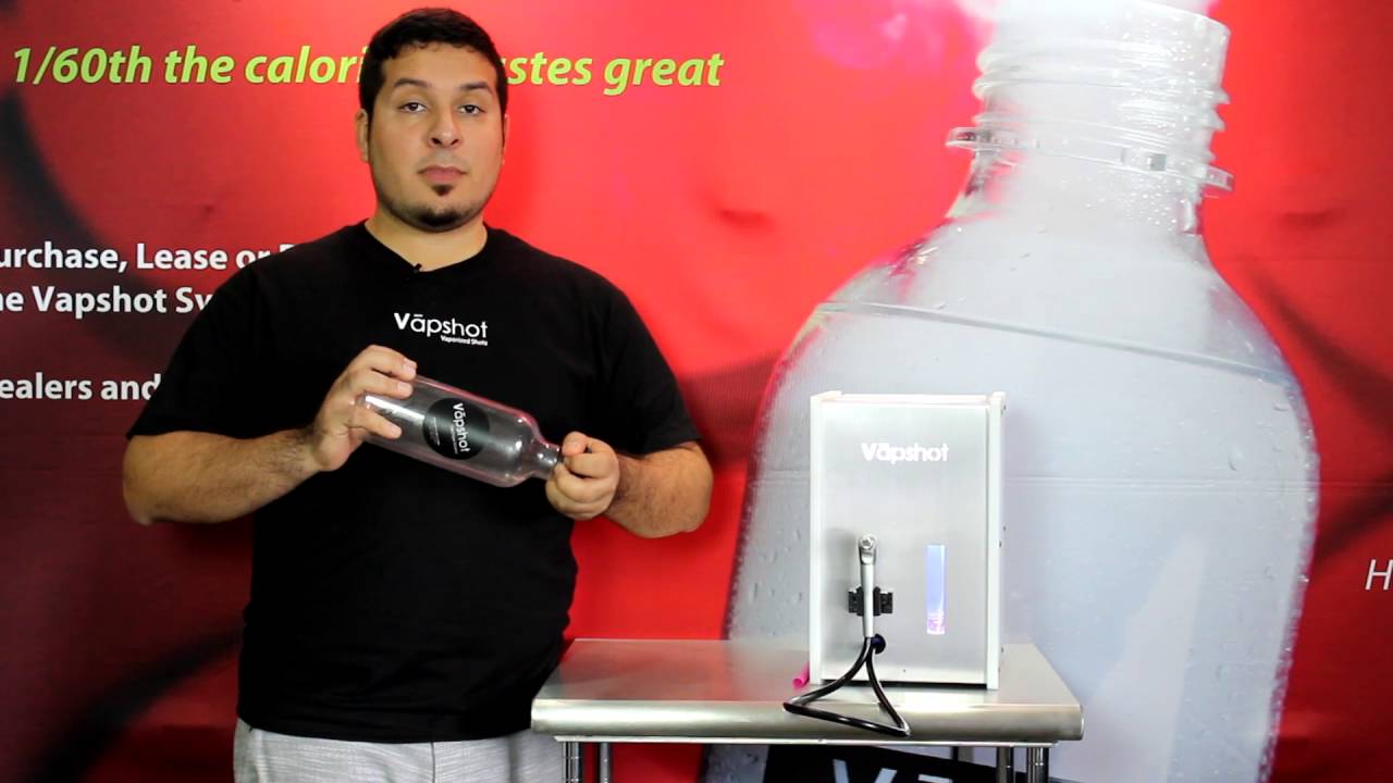 Vapshot (Vaporized Alcohol) - How to Serve