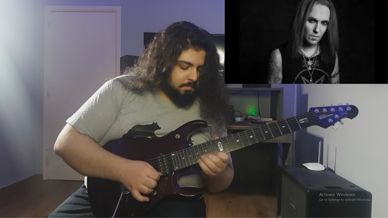 Tribute to Alexi Laiho - Kissing The Shadows Solo Cover
