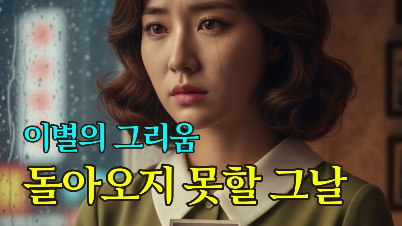 돌아오지 못할 그날 🌙 | 전통 트로트로 전하는 이별의 그리움