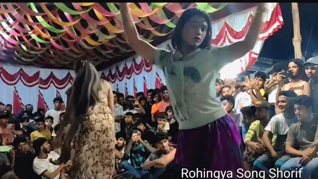 gurani vs shamina | Dancing with Rohingya song | Singer abutoyob |