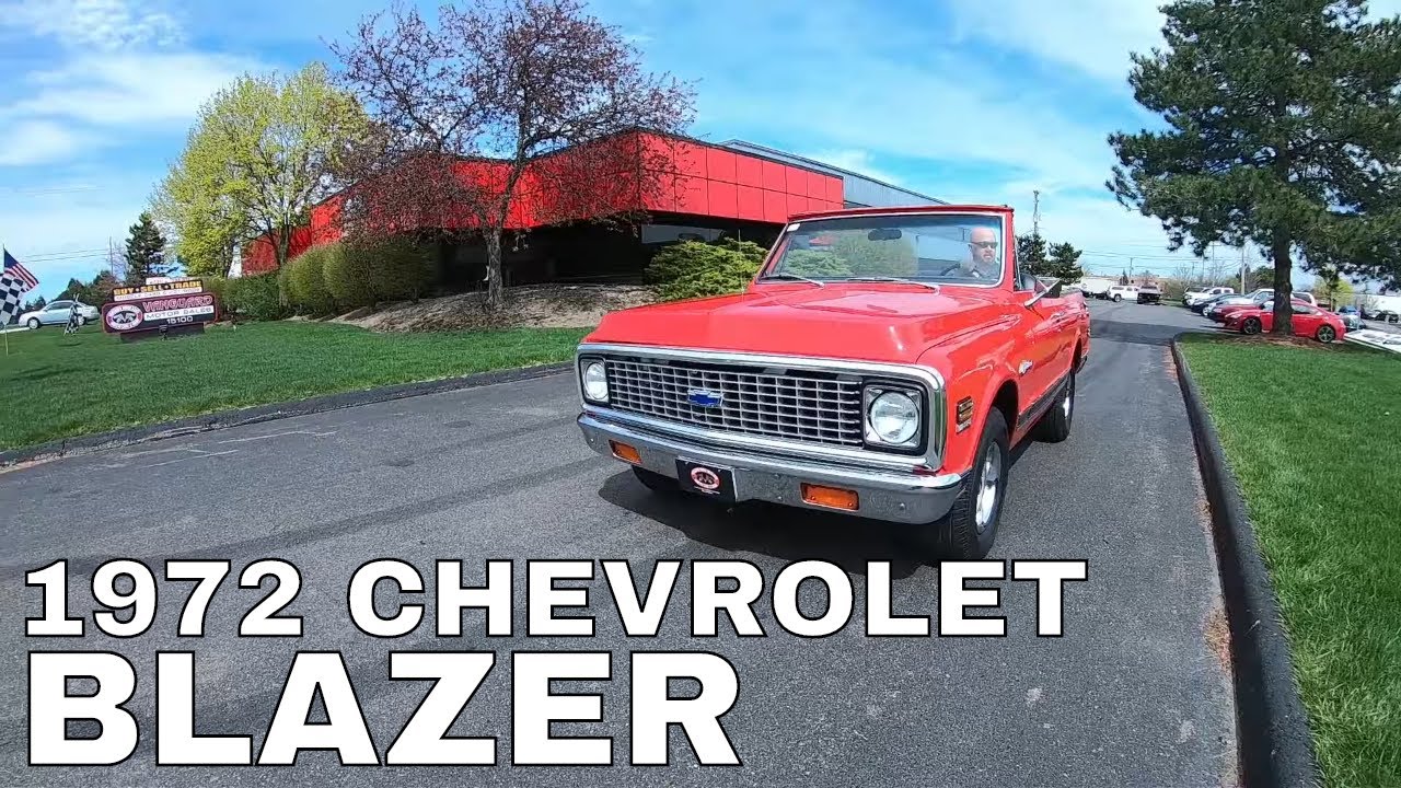 1972 Chevrolet Blazer For Sale