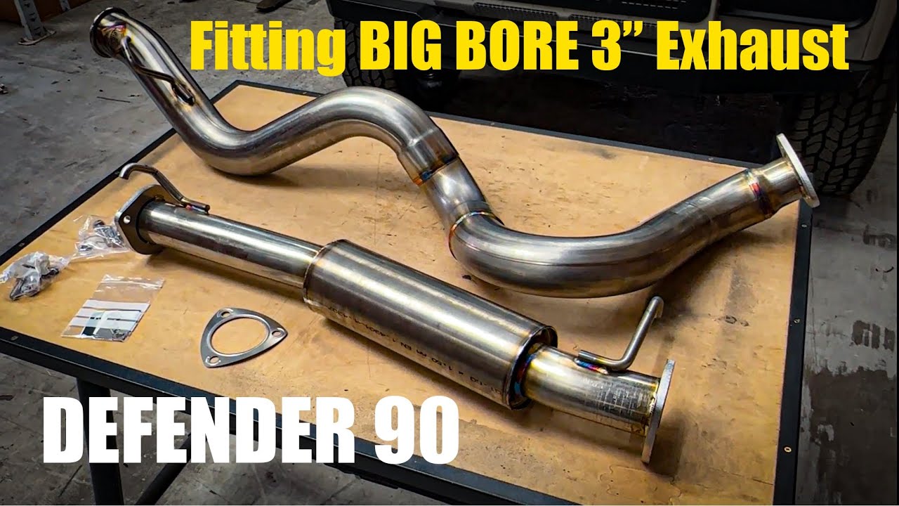 What will the stainless 3” pipe sound like on our Puma Defender 90