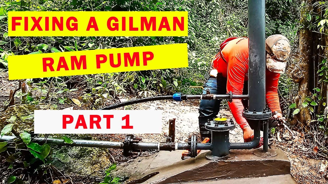 Helping a friend fix his Gilman ram pump installation - Part 1