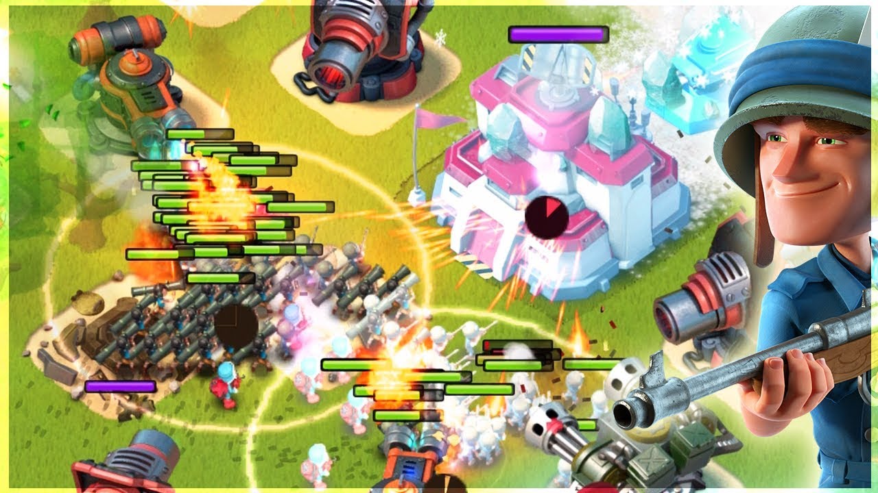 How Good is Riflemen Life Leech?! Boom Beach RZCM Gameplay