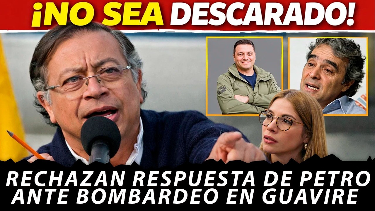 🛑 BOMBARDEO EN GUAVIARE: ¿Por qué Petro ahora defiende lo que antes criticaba?