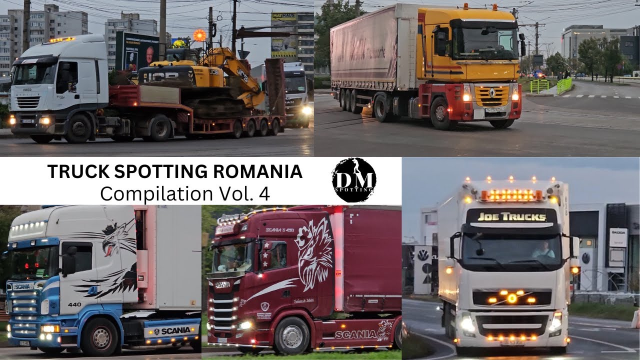 🚛Truck Spotting Romania Vol. 4 - October 2024☁️