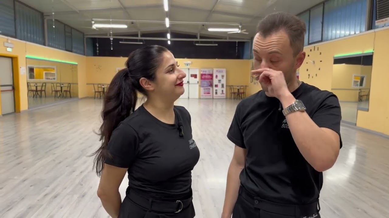 BOTTINE ESTERNE DEL FOX-TROT💚💙Pilole di ballo con Matteo e Daniela.#youtuber #contentcreator