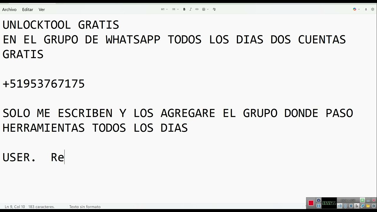 UNLOCKTOOL GRATIS/UNLOCK TOOL SIN COSTO/TOOLS GRATIS