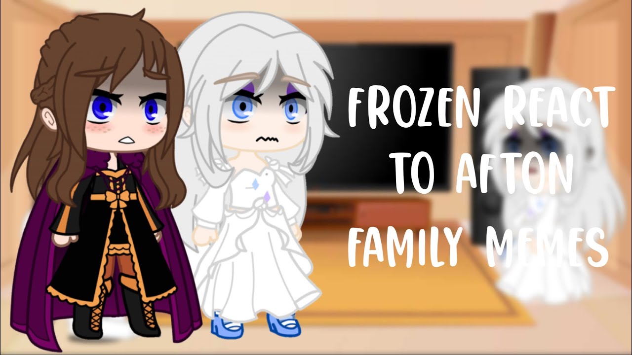 Frozen React To Afton Family Memes || Fnaf || Gacha Club || Itz Tiger Kitty ||