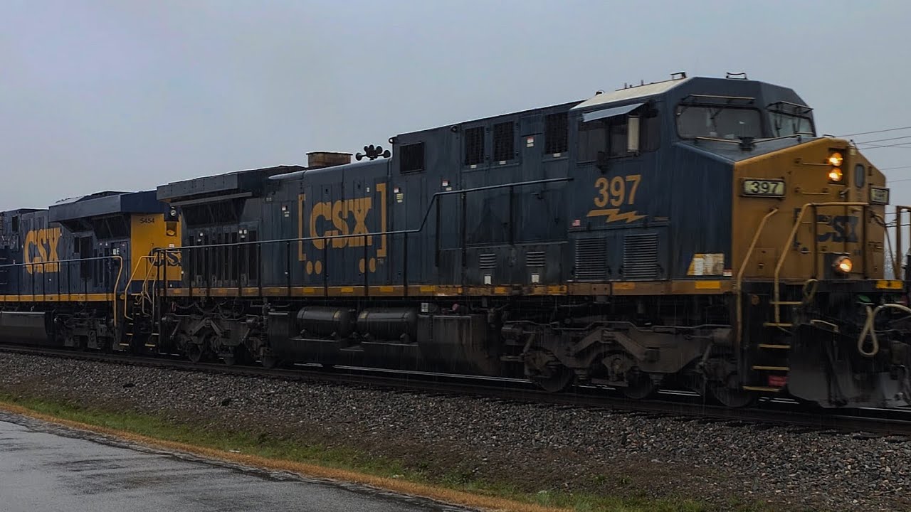 CSX M692 P5 Horn Mow Equip.  Martinez/CSX M693 Slow Roll & Long Manifest In Augusta