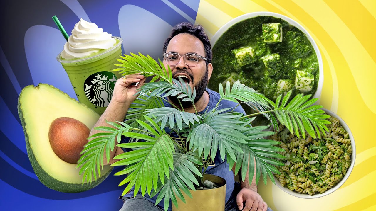 I only ate GREEN FOODS for 24 hours!🥲🤢 | ShivamThinks