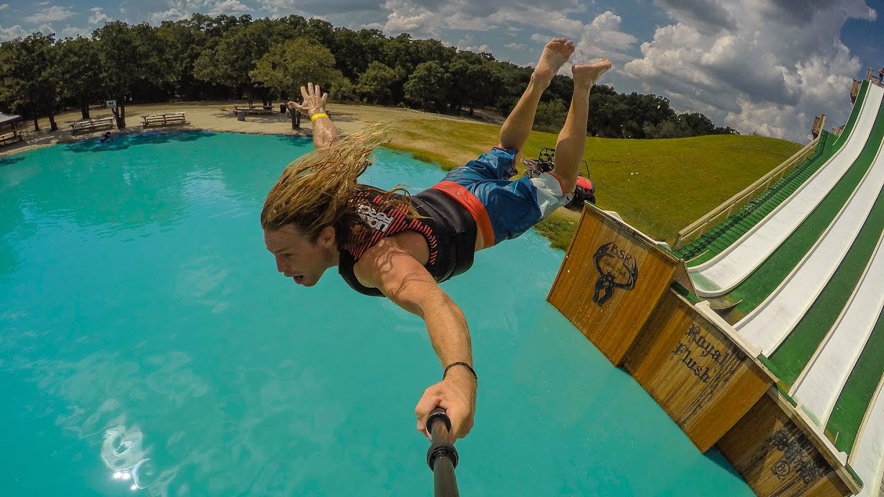 EPIC WATER SLIDE : BSR Royal Flush - Waco, Texas | MicBergsma
