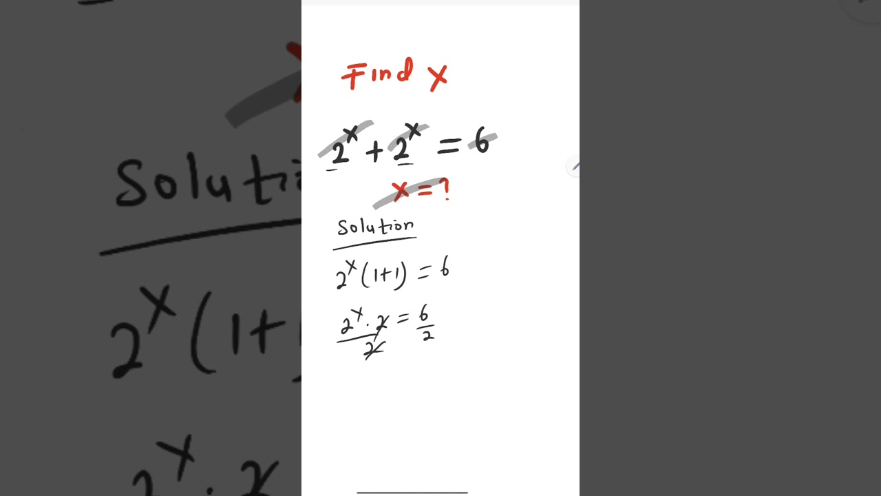 Это выглядит легко... Но так ли это?... @Mathsfocus8610 #короткометражки #вируснаяматематика #алг...