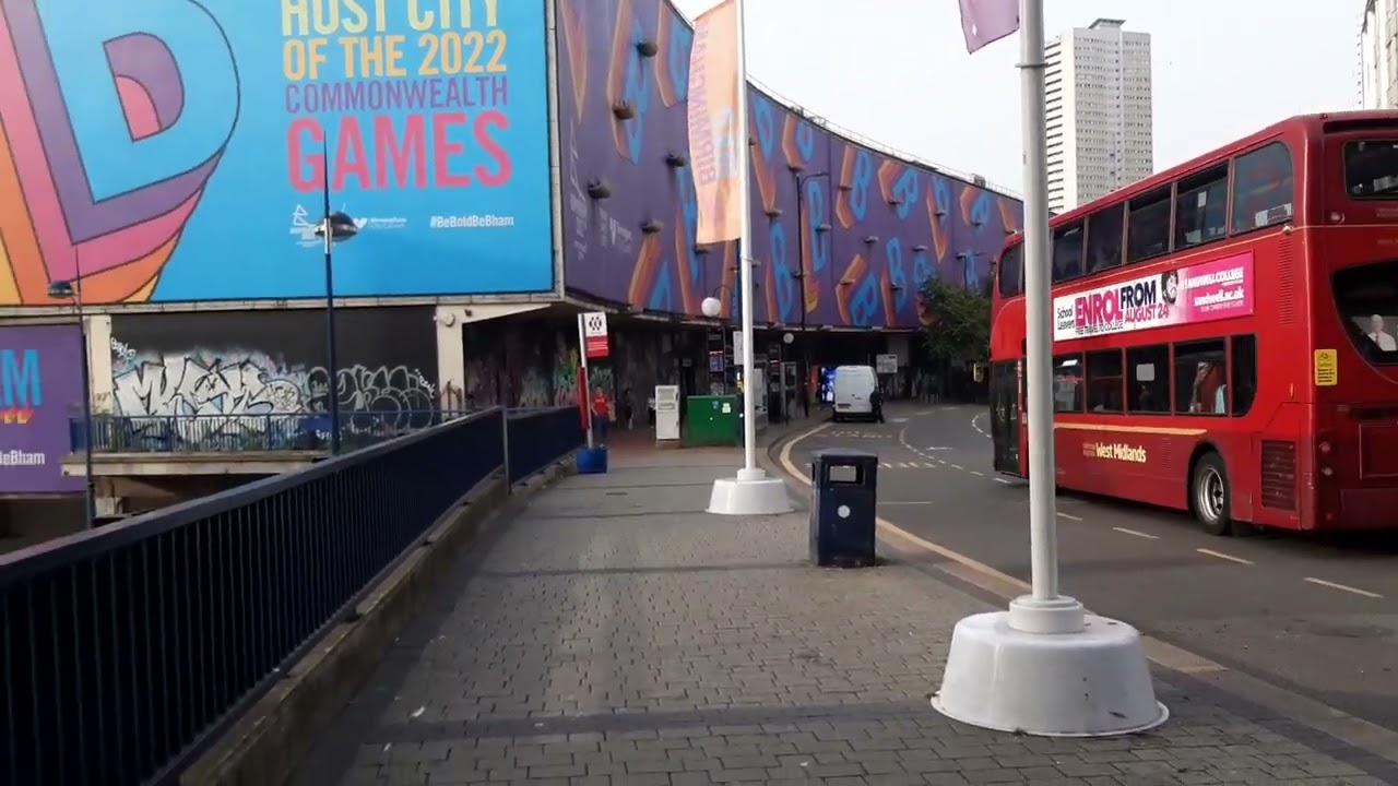 Exploring Birmingham Walking Tour Part #3 Markets Smallbrook Queensway  Hurst Street