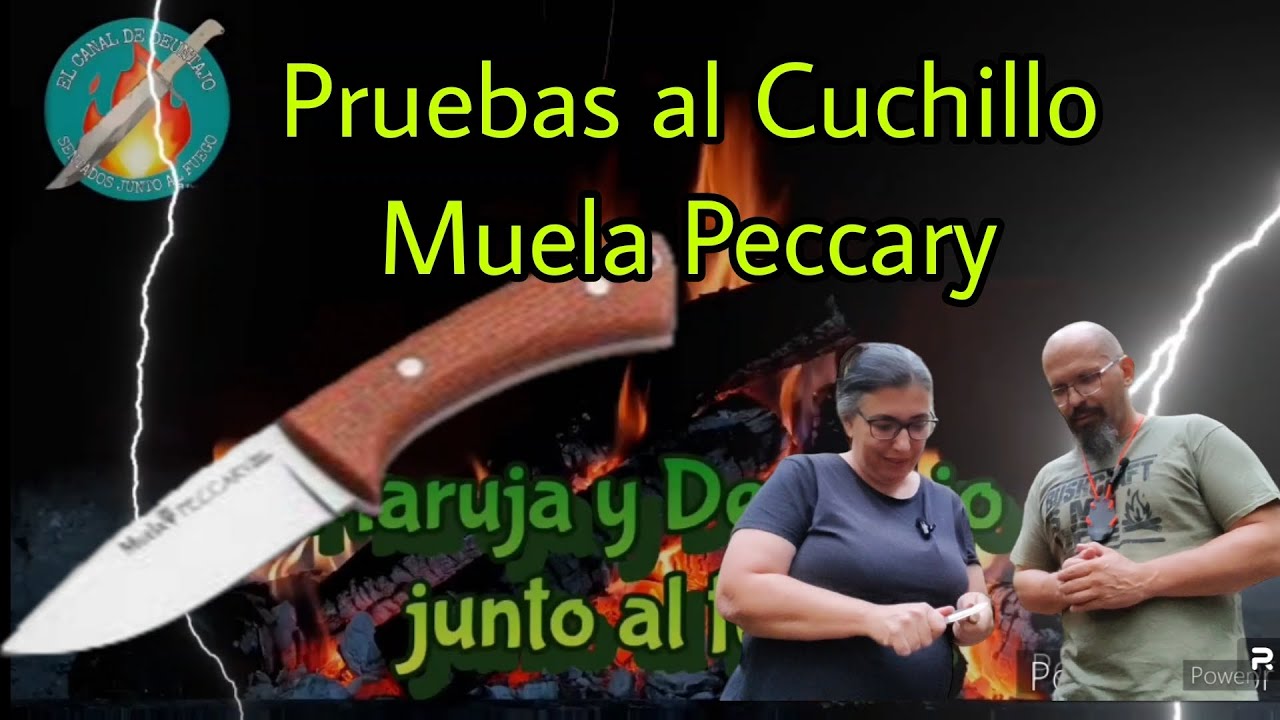 ¿Puede un cuchillo de cuello aguantar trabajo en el monte? Muela Peccary