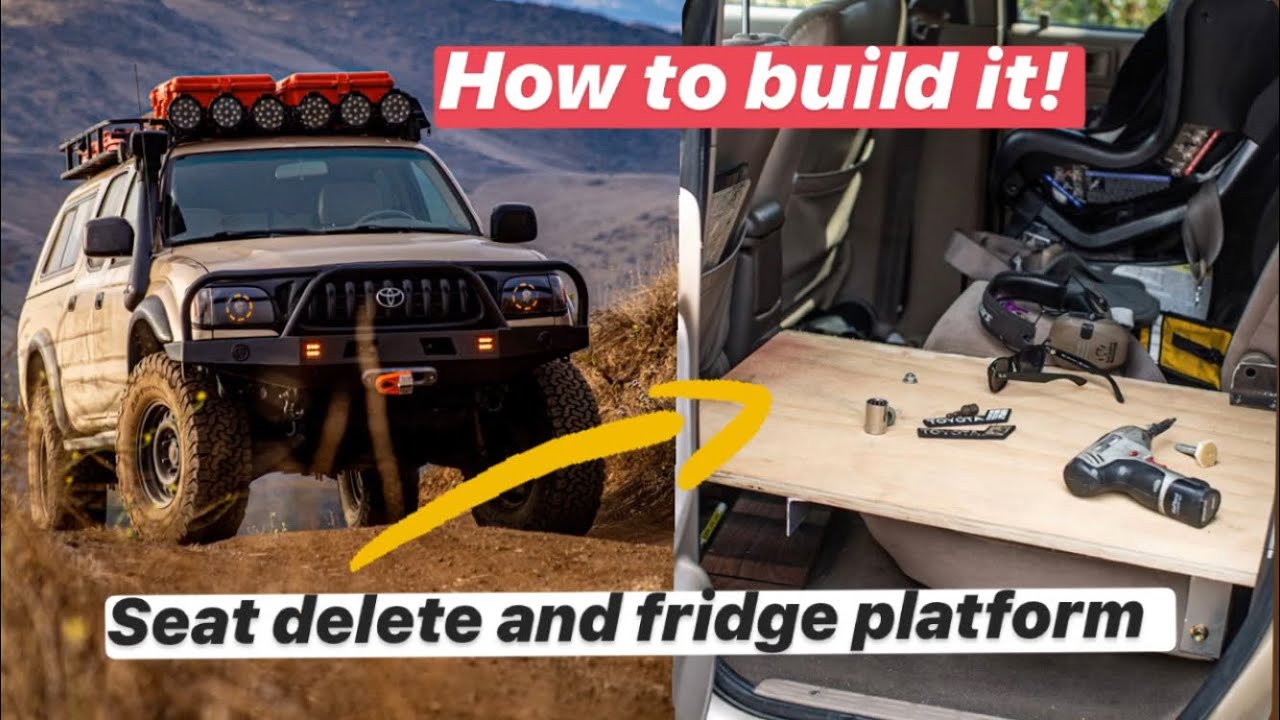 DIY single seat delete/platform for your 1st gen Tacoma
